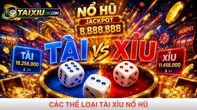 Các kiểu cược trong game tài xỉu nổ hũ 
