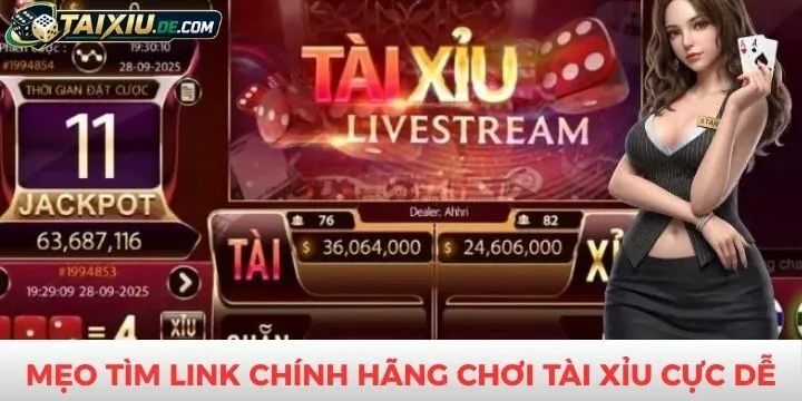 Mẹo tìm link chính hãng chơi tài xỉu cực dễ dành cho tân thủ