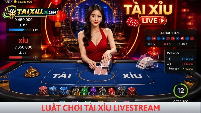 Hiểu rõ luật chơi và các cửa cược của tài xỉu livestream