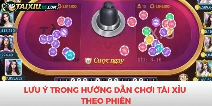 Lưu ý cần thiết khi áp dụng hướng dẫn chơi tài xỉu theo phiên