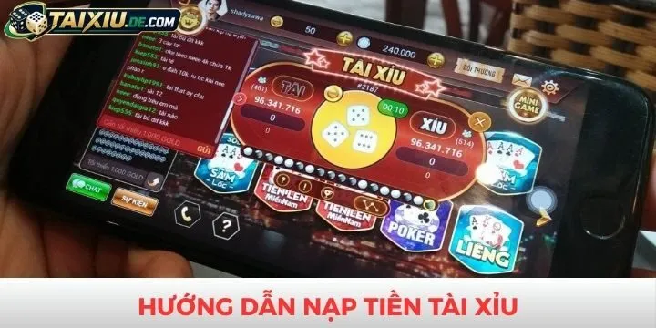 Hướng dẫn nạp tiền tài xỉu cực chuẩn