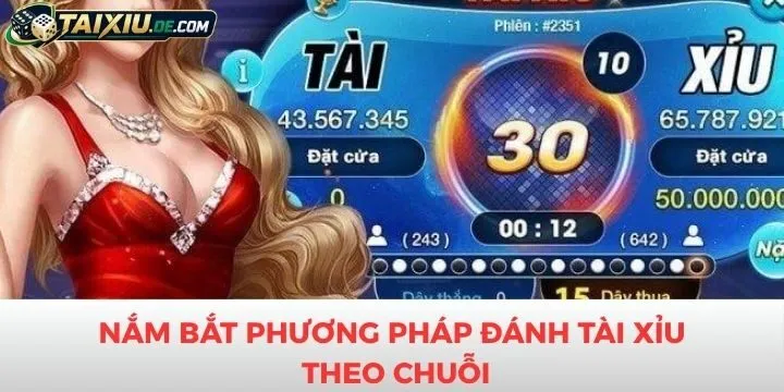Cách áp dụng phương pháp đánh tài xỉu theo chuỗi