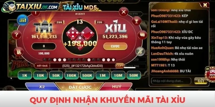 Quy định quan trọng khi sử dụng khuyến mãi tài xỉu