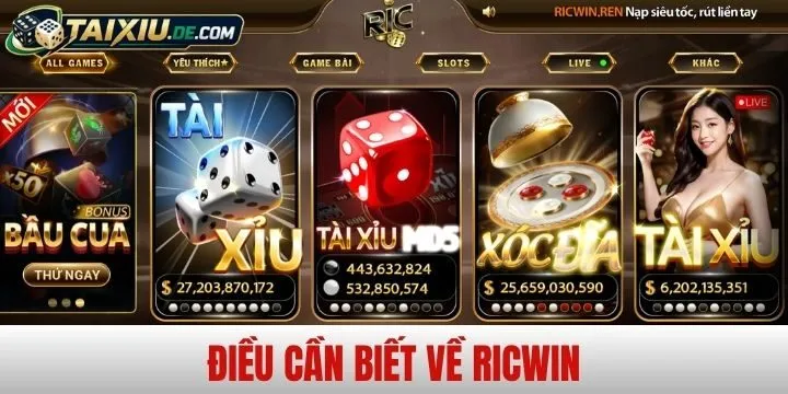 Tổng quan về thương hiệu Ricwin