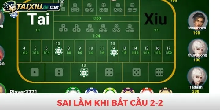 Sai lầm cần tránh khi áp dụng bắt cầu 2-2