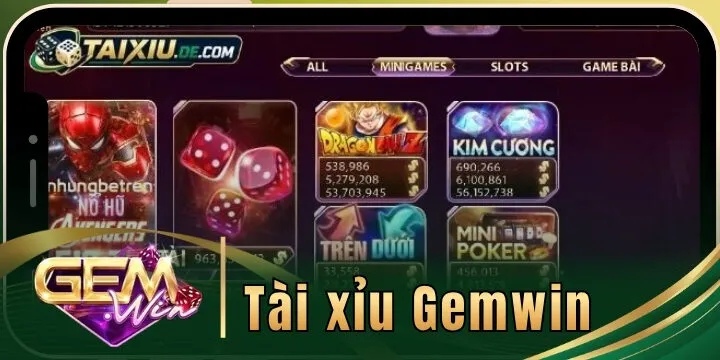 Gemwin - Tận hưởng cổng game cá cược tài xỉu online top 1