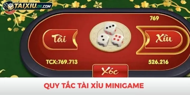 Quy tắc chơi tài xỉu minigame newbie cần biết