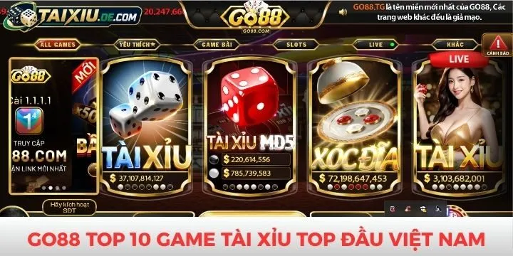 Top 10 game tài xỉu đổi thưởng kiếm tiền cực hơt có 1 0 2